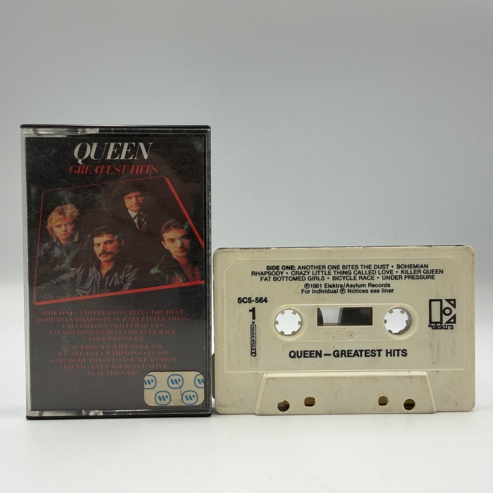 Queen Greatest Hits Cassette Tape 1981 Elektra Classic Rock 5C5-564 VTG RARE‎
